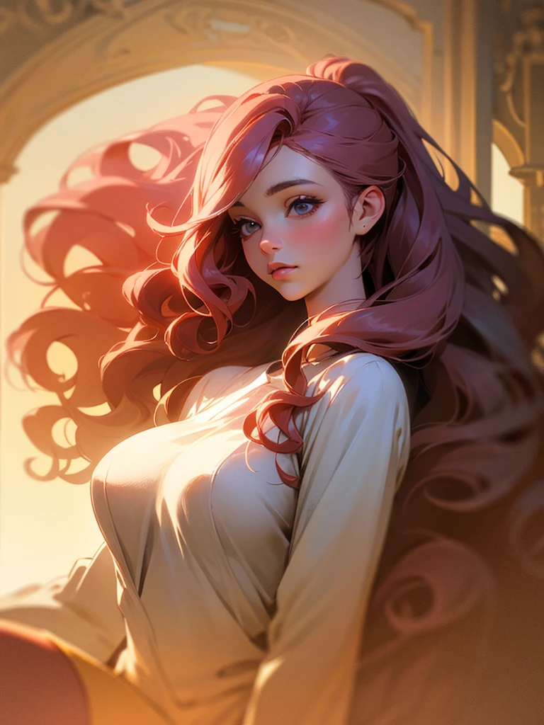 score_9, score_8_up, big chest,((white skin)),((pink hair)), ((1girl)), 1girl, (((solo))), Prompt: pale pink and white long hair,green, pantyhoose,She&#39;s a horny,lascivious,sleazy body and hot girl,Transfer to senior,Looks very sleazy and slutty,spread your legs,translucent sheer panties,wet underwear