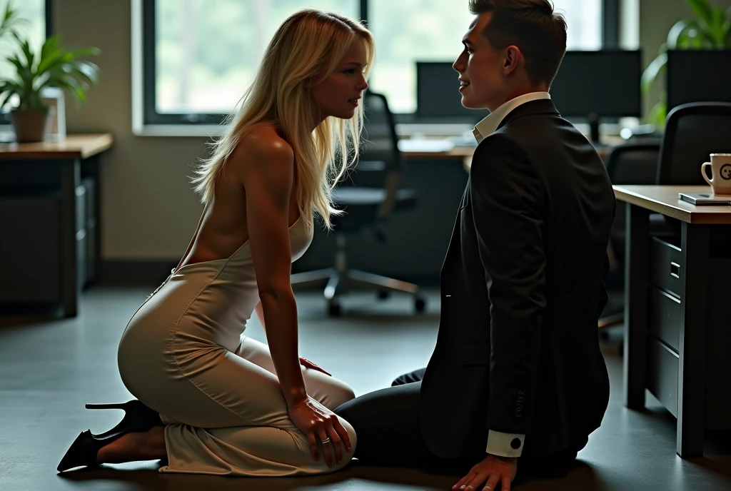 (((2 young white muscular male teachers in suits))), (25 years old, with a petite, white, beautiful Swedish blonde girl in sexy school uniform), (((kissing))), high resolution photo of tiny short black miniskirt , white transparent short shirt, (bare belly), no bra, big blue eyes, in class, incredible quality, hasselblad, 80mm f5.6,Lumen Global Illumination, Landscape, Hyper Realistic, Hyper Detailed, 8k LCD screens, fiber optic cables, corporate logos, (standing)