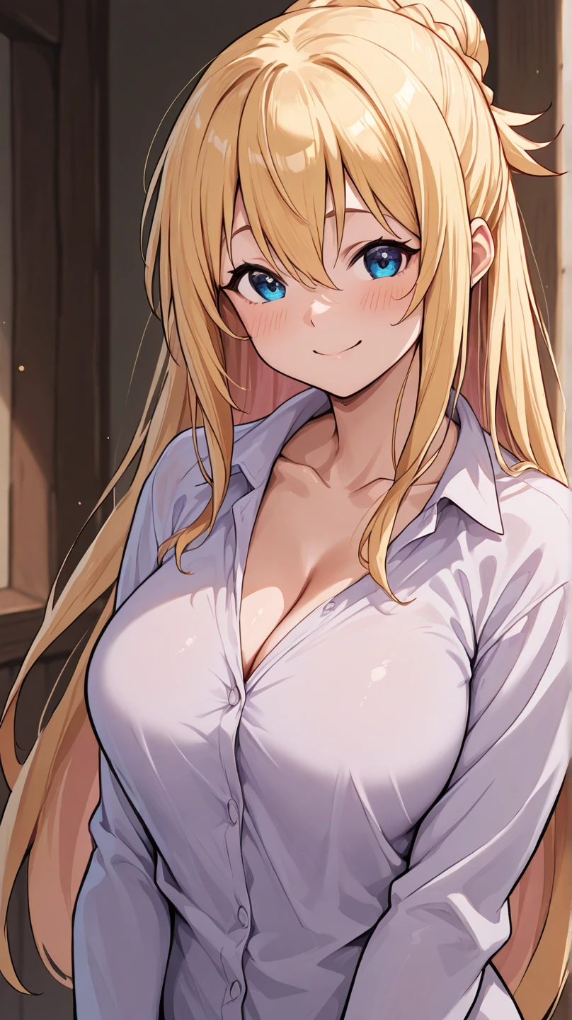 (masterpiece), (best quality), (detailed), light layer, 1solo girl, young girl, perfect body, blonde hair, defined chest, defined collarbone, ultra realistic, photorealistic, detailed, ,Enhance, wearing abunny outfir, fisnet stocking, bunny ears, nightclub background, smiling, sittiing on a stool in the bar