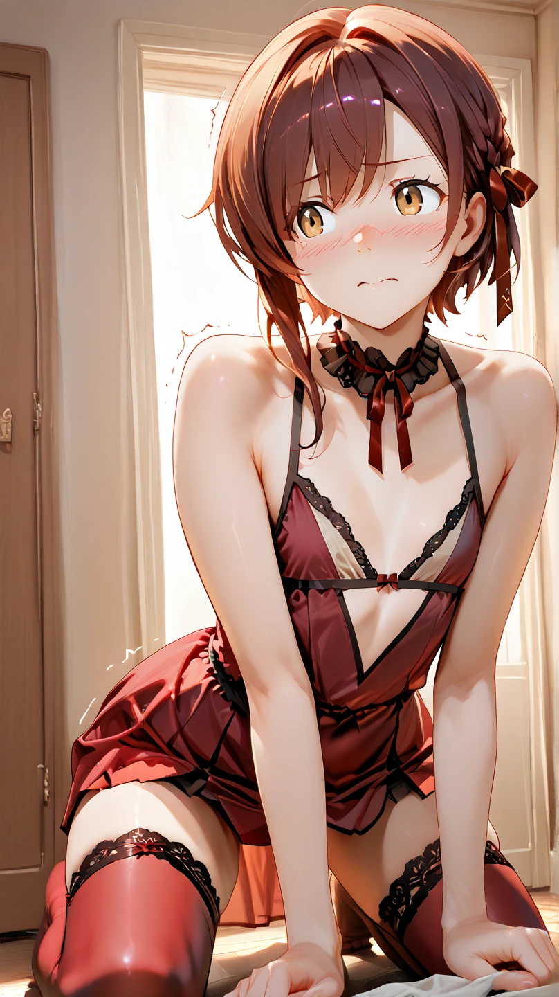 (best quality,4k,8k,highres,masterpiece:1.2), ultra-detailed, realistic:1.37, portraits, black dress, perfect anatomy, isshiki iroha, yuigahama yui, only females, detailed eyes, detailed lips, long eyelashes, beautiful face, natural beauty, intense expression, elegant posture, sensual, dark atmosphere, soft lighting, vivid colors, smooth skin, shiny hair, flowing dress, delicate features, (((bloody girl, blood, sadistic, the girl is a torturer)))