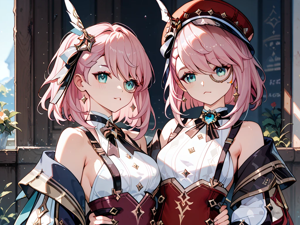 masterpiece, Highest quality, femBereth, Super detailed, (Perfect Face, Detailed face), Huge breasts, Apply blush all over the face, Thighs, Bereth_(fire_Symbolism)_(woman), bangs, Hair Color Hex #6A86BD, Part your lips, smile, thick Thighs, Manicure, Part your lips, Completely naked, Erect nipples, stocking Bodysuits, Bodysuits, Black high heels.