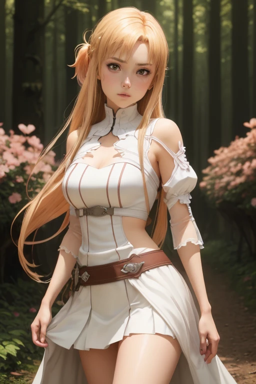 a woman with long hair and a white shirt is posing, asuna yuuki, biomechanical oppai, seductive anime girl, asuna from sao, detailed anime artwork, anime goddess, female anime character, detailed anime art, anime girl with long hair, beautiful alluring anime woman, detailed anime character art, smooth anime cg art, beautiful anime artwork