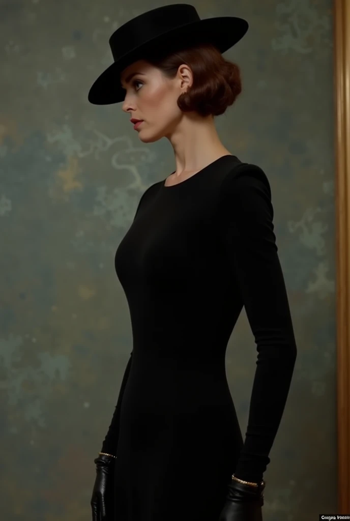 glamorous photo of Photorealism <lora:MaryamDAboSDXL-000008:1>, full-body photo of MaryamDAboSDXL, bob cut, 80's aesthetics, (sharp:1.2), in budapest, Photorealism, often for highly detailed representation, photographic accuracy, or visual illusion., high fashion, luxurious, extravagant, stylish, sensual, opulent, elegance, stunning beauty, professional, high contrast, detailed