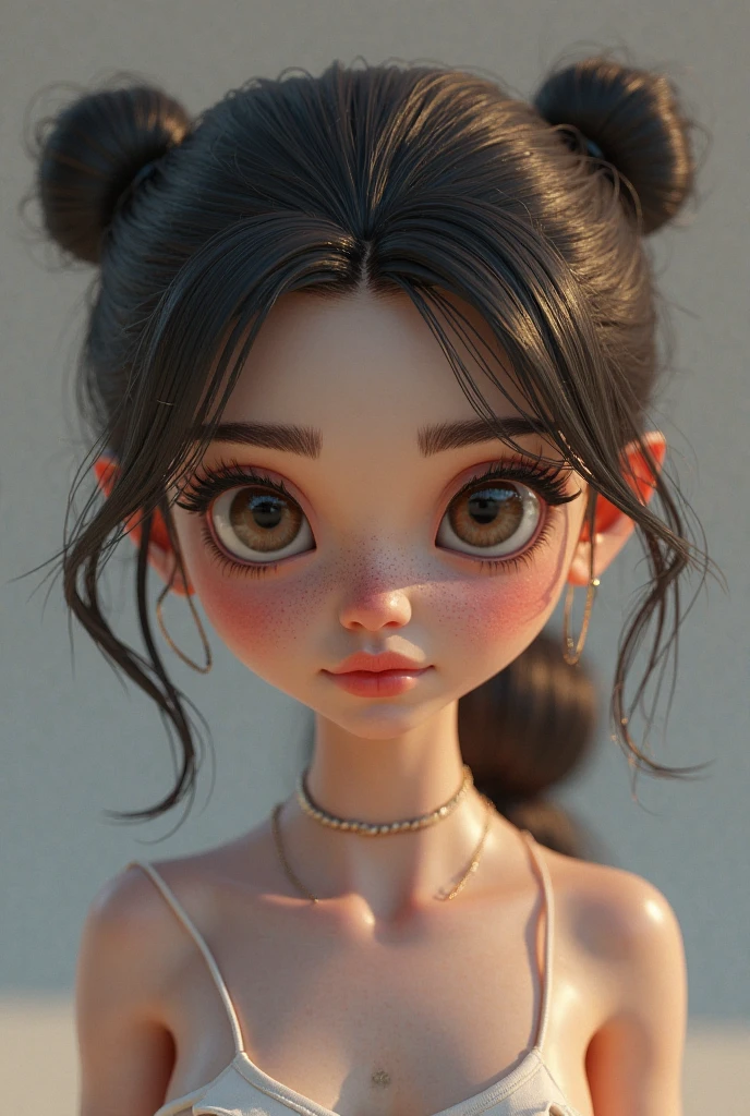 Create an ultra detailed 4K image of Wandinha Addams Jenna Ortega looking at the camera, ciematographic photo, cinematic lights