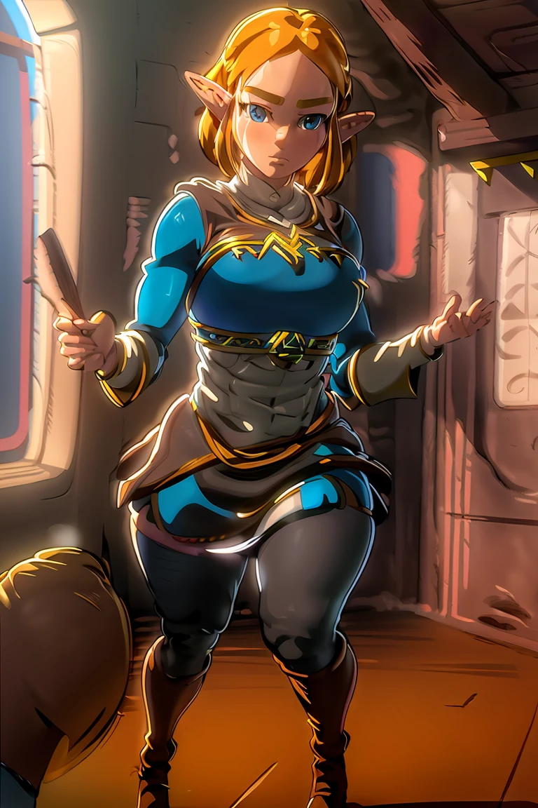 (full body:2) {zelda\(princess\)}, only {zelda\(princess\)} is this ((wearing black Kamen Rider costume with gold parts, with a round shiny jewel on her chest, with a belt, helmet on her head):1.5) ((extremely tight in the body, with a round jewel on the chest):1.5), only {zelda\(princess\)} ((has extremely large breasts):1.5), only {zelda\(princess\)} ((is looking at the viewer/look and face of hate, making heroic poses with her arms above her waist)), only {zelda\(princess\)} is standing, ((In an extremely destroyed futiristic city raining very strong, it's night, it's full of clouds)), only {zelda\(princess\)} ((she has her body/clothes all wet with water and her clothes are soaked):1.3), Kamen Rider, Tokusatsu, anime, anime style, cinematic lighting, 16k, highres, best quality, (high details:1.3), UHD, ((masterpiece))