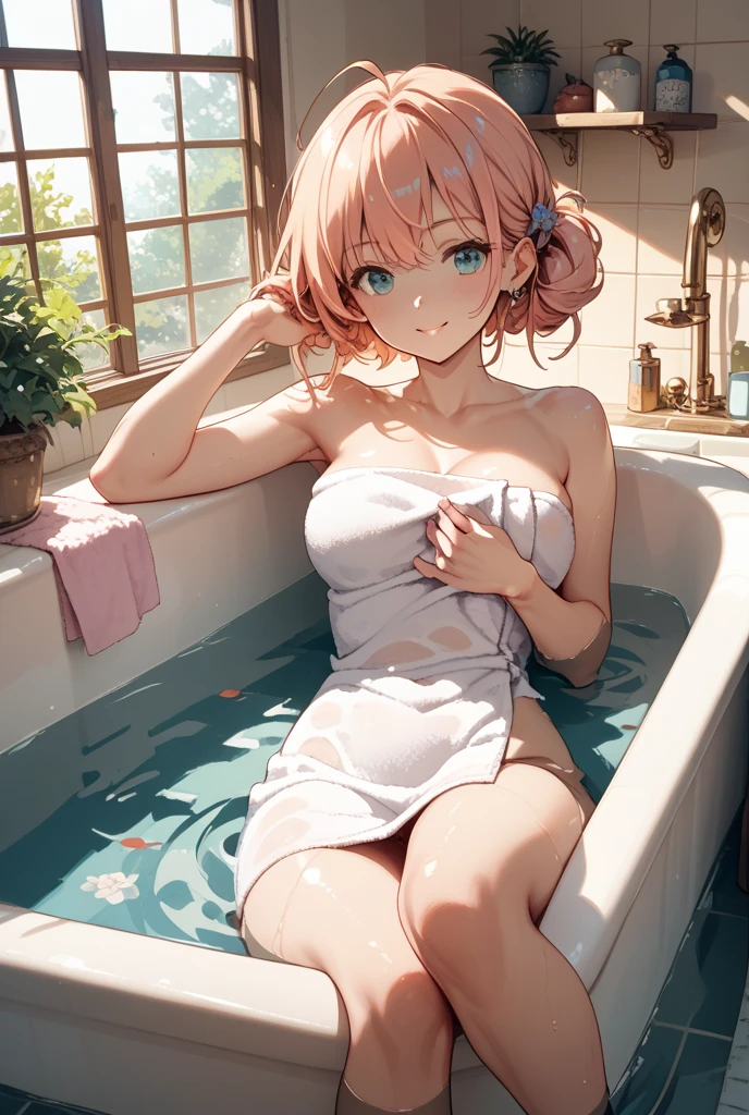 (,relax, elaborate Bathtub covered with Fluffy foam, from right above, high resolution, masterpiece, 8k, ultra-detailed:1.4), 1girl, Japanese idol, 14 years old, , kawaii, peerless cute girl, take a bath, completely nude, photo realistic, photo realistic, photo realistic, (masterpiece,best quality:1.4),(8k,raw photo,photo realistic:1.2),Not Safe for Work, detailed skin, detailed face, cute face, , (raw photo, photo realistic: 1.2), masterpiece, top-quality,
(Arms and legs out of the bathtub. , :1.2)
blue eyes, happy, red blush, medium bob, blonde hair, long hair, ((shiny wavy hair)), , , (curly hair:0.5)