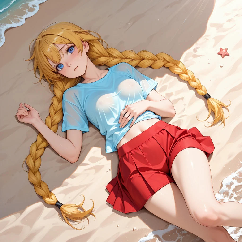 (masterpiece, best quality:1.1),
(popart style),flat color,(2girls),cute face,tween,enjoy trip,(Spiaggia dei Maronti),Italy, beautiful detailed scenery, beautiful lighting,very happy,dynamic pose,photographic portrait, sharp,Illustration by okama,