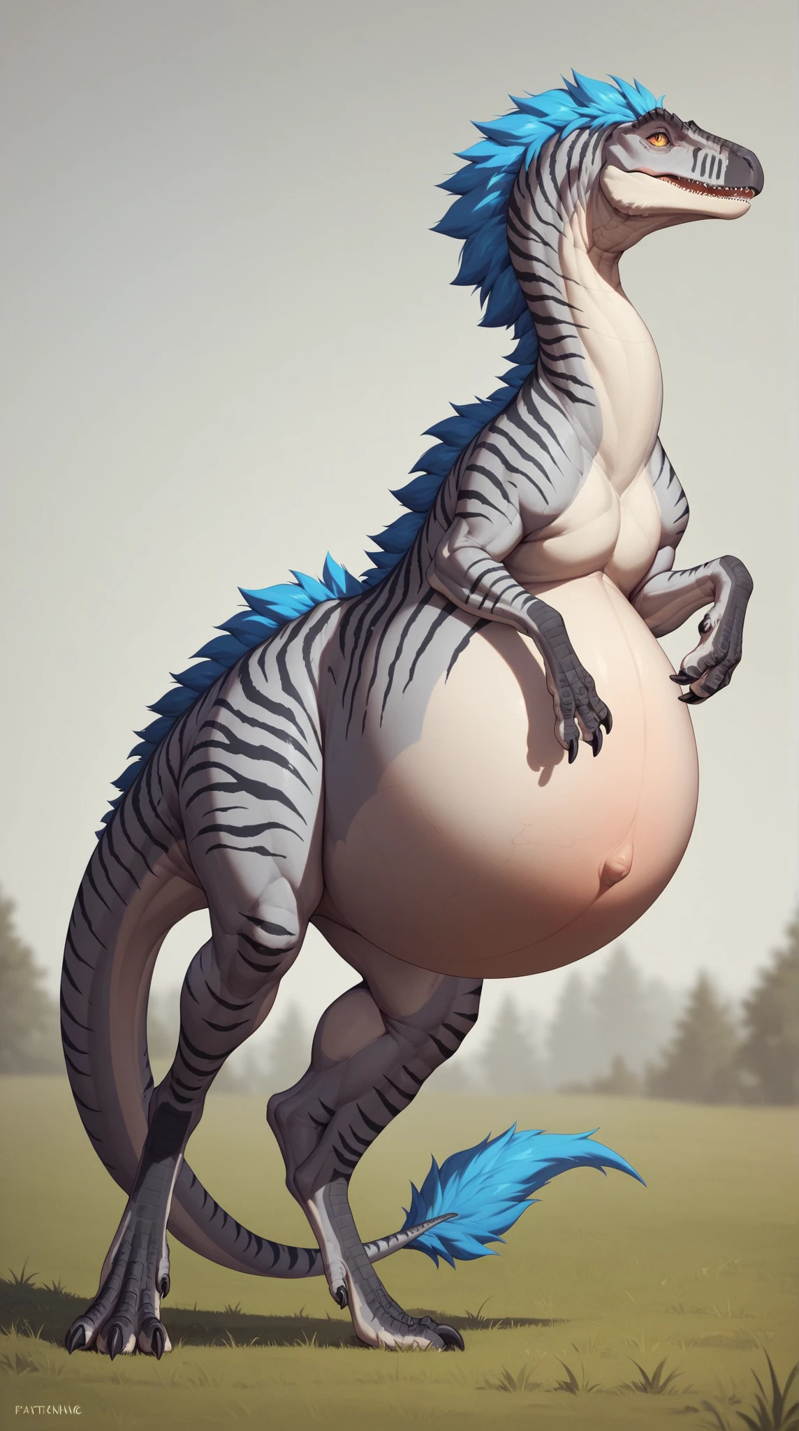 nsfw, solo, (feral:1.3), quadruped, (by fabercastel:1.2), (dragon, female:1.2), (all fours:1.3), presenting hindquarters, rear view, innie pussy, enlarged clitoris, farm, (raised tail, tail aside), pussy juice, juice string, high detailed, best quality, uploaded on e621, (overweight feral, obese feral), (taller female), digitigrade, close up, sunrise, looking at me, seductive face
