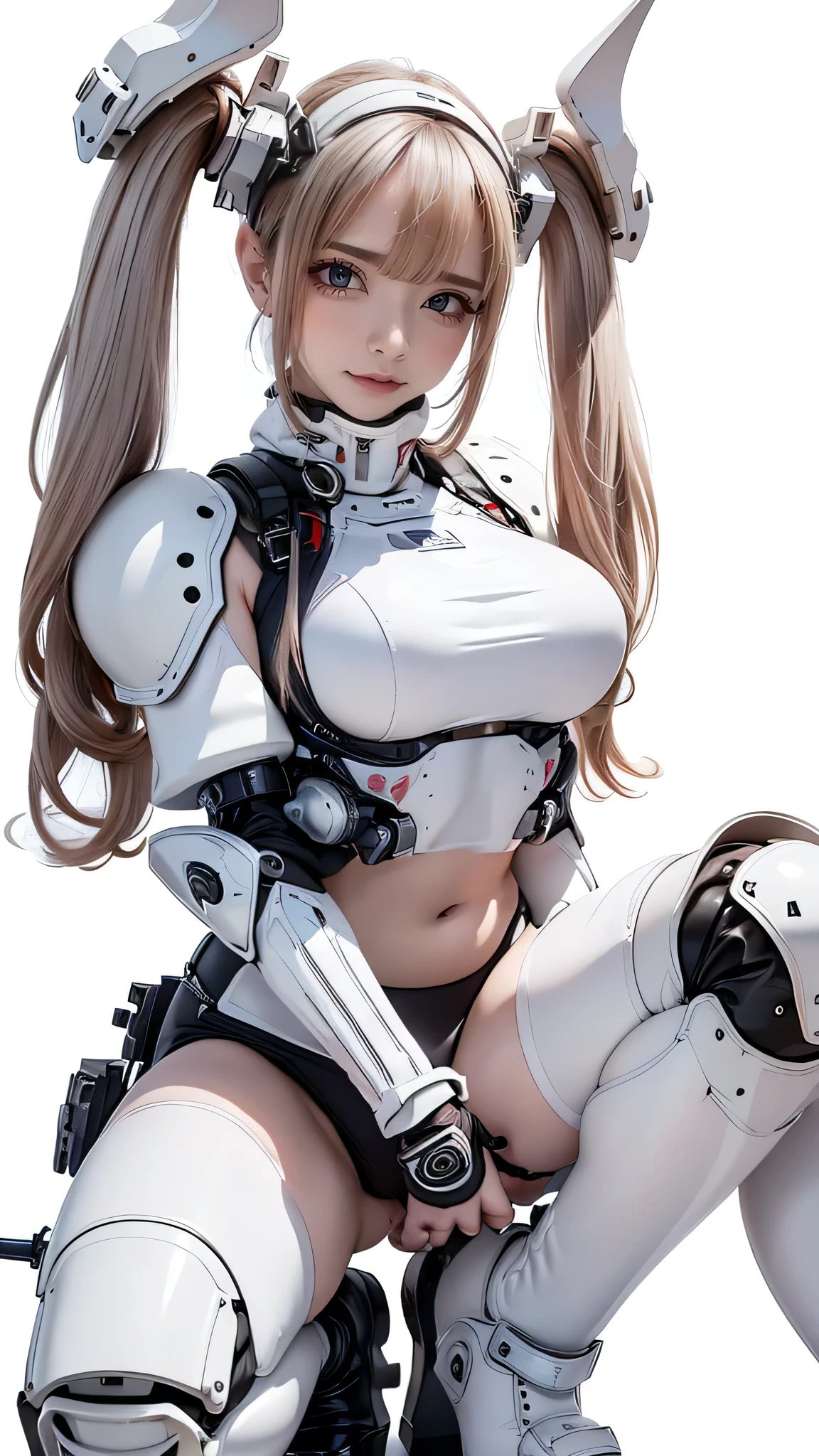(masutepiece:1.3), High resolution, ultra-detailliert, the Extremely Detailed CG Unity 8K Wallpapers, Realistic, Photorealsitic, Raw photo, beautifull detailed face, pale skin, realistic glistening skin, Detailed Cloth Texture, detailed hair texture, Perfect body, Beautiful face, 准确, Anatomically correct, Highly detailed face and skin texture, Natural neck length, (Beautiful hands), (Fair skin:1.2), thin legs, Thin feet, BREAK, Detailed eyes, symmetrical eye, Light brown eyes, Double eyelids, Thin eyebrows, (Glossy lips:1.4), (gently smiling:1.2), BREAK, Combat cyborg、Machine body、weapons all over her body、front facing、Headset connected to a myriad of electrodes、((White bodysuit))、((tight fitted))、nffsw、Under maintenance、A dark-haired、Brown hair、silber hair、a blond、Blue-haired、blue eyess、Brown-eyed、red eyes、(Mechanical joint:1.4)、((Limbs of the machine))、(Blood vessels connected to countless tubes)、((Vertebrae of a machine attached to the back))、((Mechanical cervical spine)Attached to the neck) (medium large breasts, Slender figure, Firm abs, firm breasts:1.1), Beautiful collarbone, (Blonde hair, Wavy Hair, Long hair:1.2), ((asymmetrical bangs:1.2)), (Cowboy Shot:1.2), BREAK, Not wearing panties、Vibrator insertion、,vaginal,SEX、Woman on top、((The robot arm rubs the breast from behind)))、(Robotic Hand Rubbing Breast :1.2)), Countless mechanical arms and tentacles touch the whole body、I was molested by a machine、 Tentacle Sex, vaginal,front facing、Headset connected to a myriad of electrodes、Spread your hands from side to side、Stand with your crotch open、Stuck to the wall of the machine、When the hatch in the chest opens, You can see the mechs、srestrained、Tied up、Eyes closed、anguished expression、((Insert a tube into the crotch:1.3))、shot from front、Painful look、nffsw、Under maintenance、(Mechanical joint:1.4)、((Limbs of the machine))、(Blood vessels connected to countless tubes)、((Vertebrae of a machine attached to the back))、((Mechanical cervical spine)Attached to the neck))(Wires and cables attached to the head and body:1.5)、Oil is leaking from the crotch、Love Juice、thin waist、small ass、skinny thigh、long beautiful legs、BREAK taken from below,
Detailed eyes, symmetrical eye, Light brown eyes, Double eyelids, Thin eyebrows, (Glossy lips:1.4), (gently smiling:1.2),
BREAK,
Combat cyborg、Machine body、weapons all over her body、front facing、Headset connected to a myriad of electrodes、((White bodysuit))、((tight fitted))、nffsw、Under maintenance、A dark-haired、Brown hair、silber hair、a blond、Blue-haired、blue eyess、Brown-eyed、red eyes、(Mechanical joint:1.4)、((Limbs of the machine))、(Blood vessels connected to countless tubes)、((Vertebrae of a machine attached to the back))、((Mechanical cervical spine)Attached to the neck)
(medium large breasts, Slender figure, Firm abs, firm breasts:1.1), Beautiful collarbone,
(Blonde hair, Wavy Hair, Long hair:1.2), ((asymmetrical bangs:1.2)), (Cowboy Shot:1.2),
BREAK,
Not wearing panties、Vibrator insertion、,vaginal,SEX、Woman on top、((The robot arm rubs the breast from behind)))、(Robotic Hand Rubbing Breast :1.2)), Countless mechanical arms and tentacles touch the whole body、I was molested by a machine、 Tentacle Sex, vaginal,front facing、Headset connected to a myriad of electrodes、Spread your hands from side to side、Stand with your crotch open、Stuck to the wall of the machine、When the hatch in the chest opens, You can see the mechs、srestrained、Tied up、Eyes closed、anguished expression、((Insert a tube into the crotch:1.3))、shot from front、Painful look、nffsw、Under maintenance、(Mechanical joint:1.4)、((Limbs of the machine))、(Blood vessels connected to countless tubes)、((Vertebrae of a machine attached to the back))、((Mechanical cervical spine)Attached to the neck))(Wires and cables attached to the head and body:1.5)、Oil is leaking from the crotch、Love Juice、thin waist、small ass、skinny thigh、long beautiful legs、taken from the under