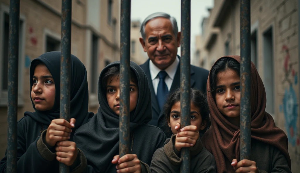 Create an image of wall painting on Israeli genocide to Palestine
