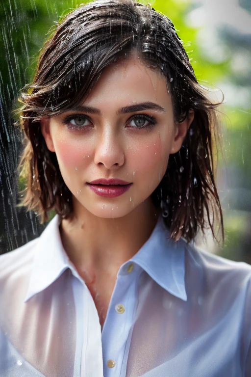 ((highest quality, 8k, masterpiece:1.3)), concentrated: 1.2, Perfect body beauty: 1.4, Hips: 1.2, ((Layered Haircut, chest: 1.2)), (Wet clothes: 1.1) , (rain, street:1.3), Bandeau dress: 1.1, Highly detailed face and skin texture, Delicate eyes, double eyelid, White skin, Long Hair,Japanese,Selfie