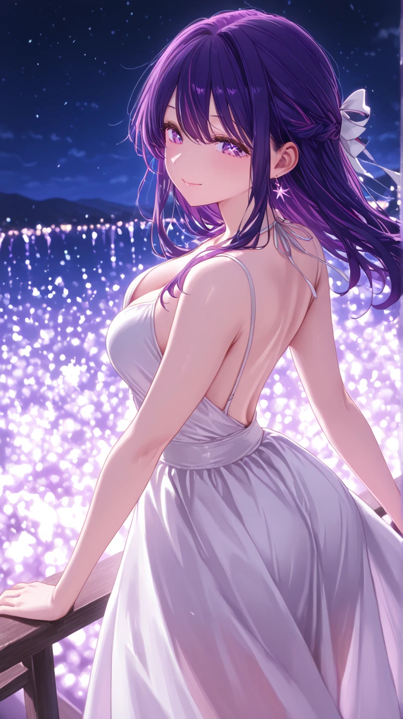 ((Highest quality、masterpiece、anime style、best quality、high resolution、8k、detailed、ultra-detailed:1.3)),Big full moon,Starry Sky