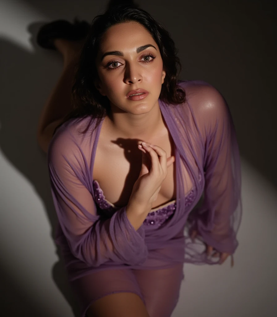 solo, finest image, woman, girl, sexy, beautiful, cute, amorous expression, lewd expression, ecstasy, org asm, glossy braided bangs short single bun hair, bl ue sparkling big eyes, red alluring moist lips, hugeb reasts, under boobs, side boobs, abs, ass, perfect p roportion, long thin legs, lace see-through lingerie, background splash water, professional lighting