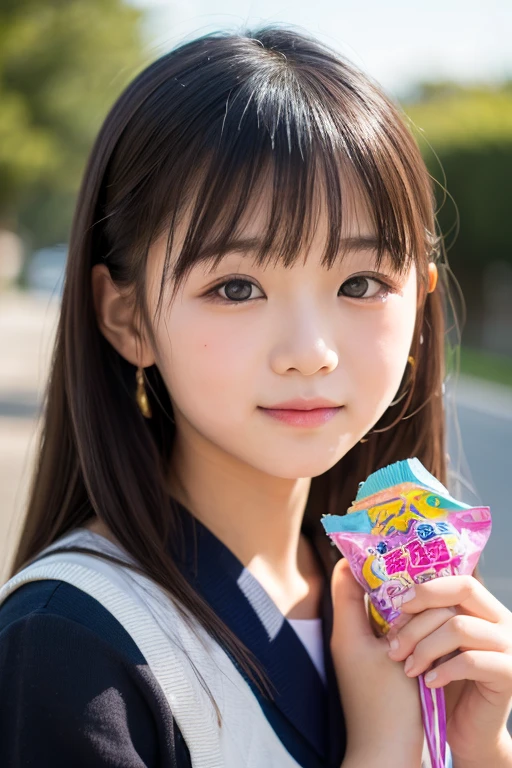 masutepiece、hight resolution、Ice cream shop clerk、30-year-old girl、1Girl clerk、Looking at the camera、smil、Finish as shown in the photo、the skin is white and beautiful、inner colored、
