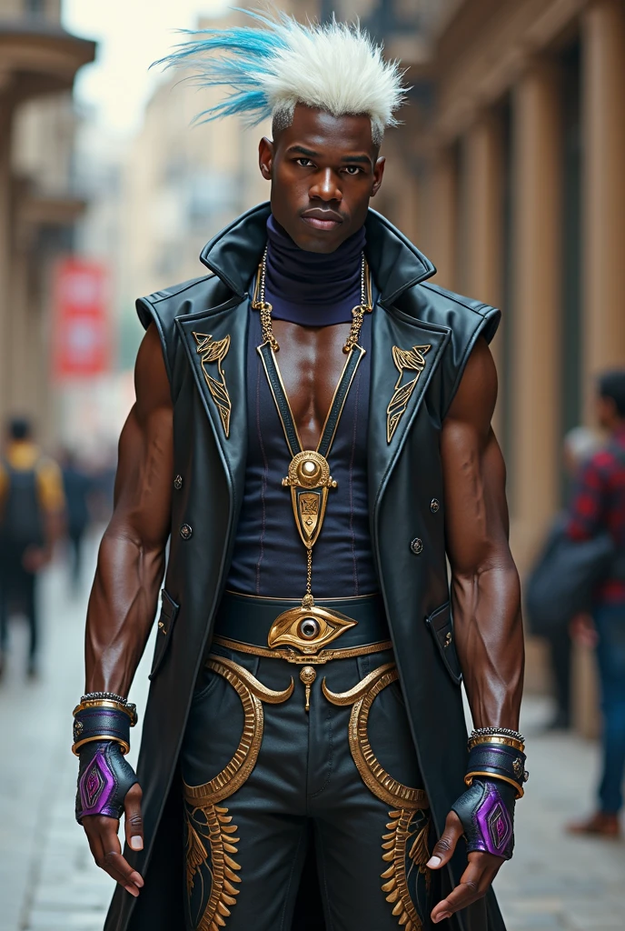 (man:1.5),1 man,male, muscle, 1boy, muscle, pectoral, muscular, Mature man,45 year,1 man,macho man,((crop haircut,:1.5,undercut:1.5,black hair,nice hair style,)),(((black very short beard, black very short beard,nice beard style,barbershop style beard))), (((gold_eyes:1.3))),intricate eyes,beautiful detailed eyes,symmetrical eyes,thicc, ((detailed face)),macho man,(((dark skin:1.5))),black skin:1.35,dark skin:1.3,ebony skin,angry,
(male african prince),prince,((african,black race,african traits,african race)),elegant,
powerful,heroic,nsfw,
(open toga, arab fashion,arab toga, jeans,white shirt, masculine features, modern style,arab clothes),(((dark yellow toga, dark yellow toga outfit, wearing a dark yellow toga:1.3,arab dark yellow toga))),(arab jewelry,intricate necklace),((bulge in pants)),(((intricate outfit,intricate clothes,ornate outfit))),
(dynamic pose:1.0),embarrassed,smile,(centered,scale to fit dimensions,Rule of thirds),
inside,indoor,((room in a greek temple:1.3,columns of a greek temple:1.3)),scenery:1.25,((intricate scenery)),((winter decorations)),
(Glossy winter ornaments),highres,sharp focus,(ultra detailed,extremely detailed),(photorealistic artwork:1.37),(extremely detailed CG unity 8k wallpaper),(((vibrant colors,vibrant theme))),(intricate),(masterpiece),(best quality),artistic photography,(photography taken by sldr),(intricate background),perfect rendered face,perfect face details,realistic face,photo realistic,analog style,((intricate detail)),(((realism))),