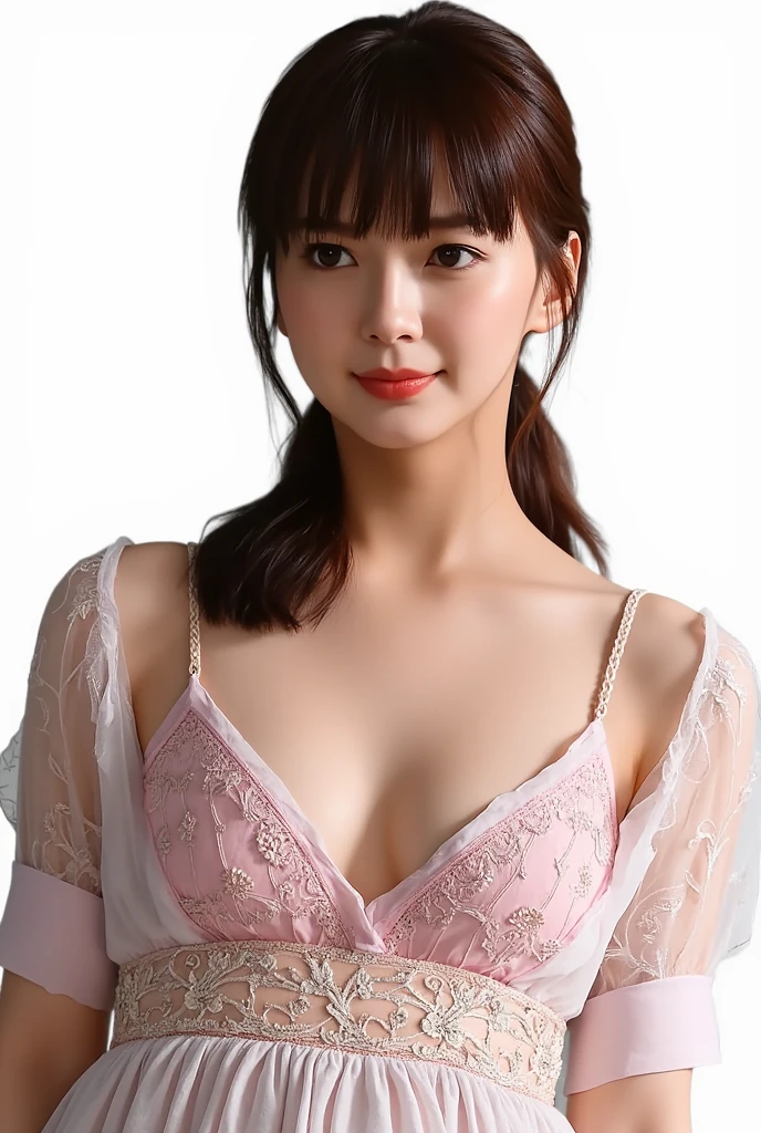 hightquality、8K、​masterpiece：1.3))、foco nítido：1.2、Beautiful Women in Perfect Style：1.4、Slender Abs：1.2、((dark brown hair、Super small breasts：1.2))、(natural soft light、City Street:1.1)、Highly detailed facial and skin texture、A detailed eye、二重まぶた