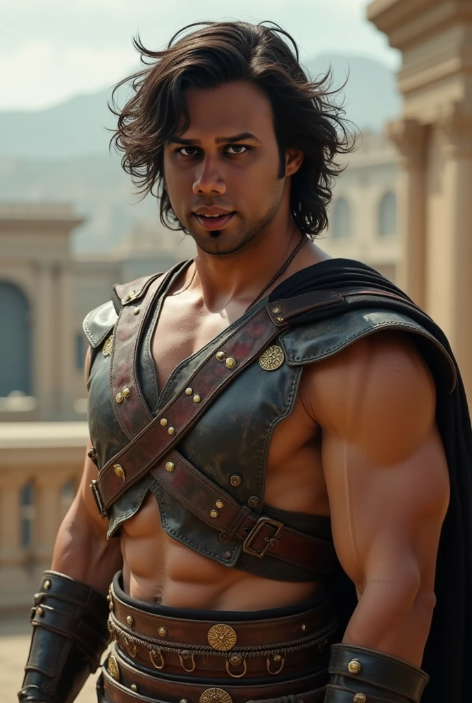 Photorealistic, mexican male model , ((best quality)), ((masterpiece)), (detailed),masculine portrait of young aztec god prince, 18-year-old male models, handsome, tall, cute looking, evil look, dark look, powerful, young male, handsome model, clean shave, green eyes. (short curly messy brown hair), messy curly hair, (short hair:1.4) strong, muscular, fit, massive muscles, six pack, shirtless, barechested, muscle, ripped, strong body, fit body, aztec neckless, aztec loincloth, (aztec draped cloth skirt), aztec garment, aztec pyramid in the background, (night background:1.2) (aztec temple:1.4), 8k, high detailed, ultra-detailed, Stylish Pose, real skin texture, dark cinematic lighting,
