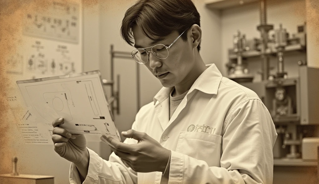 Wearing transparent red prescription glasses,(((He is very chubby and is in the laboratory doing research with plants and vegetables with other Astronauts))), Inside the spacecraft.