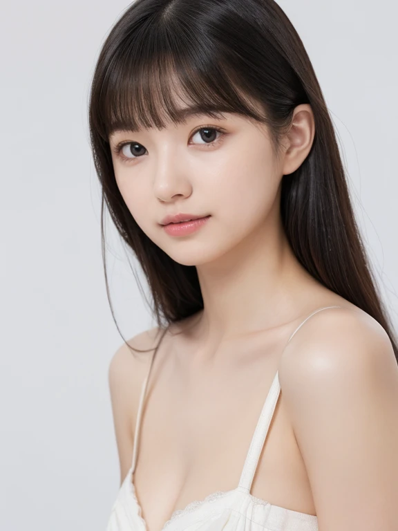 young japanese woman, 30s, no background,background white, simple背景, Black-brown hair, 4K, 8K, high quality, Beauty products, beautiful eyes, simple, high resolution,1 person、beautiful skin、beautiful skin