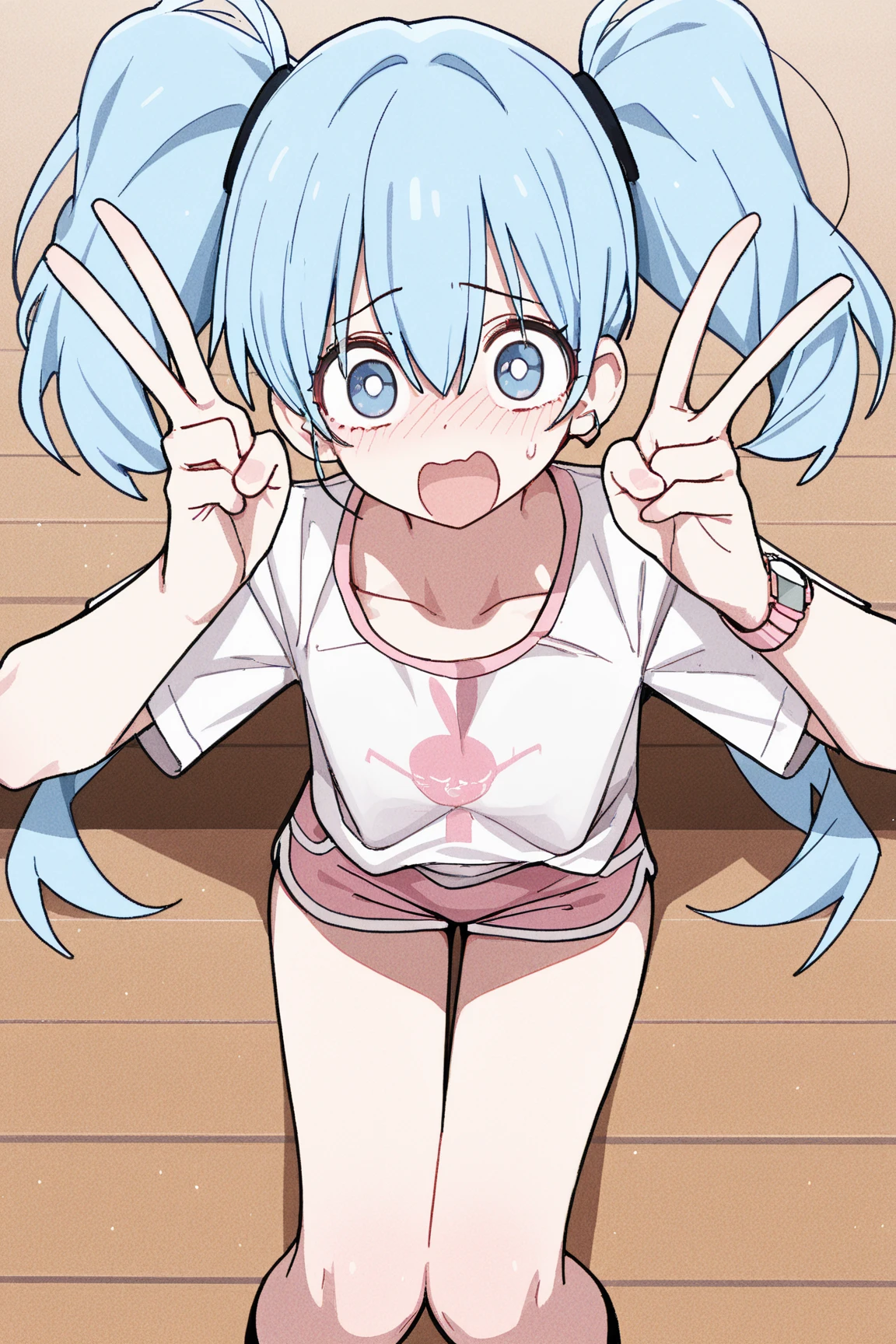masterpiece, best quality, 1 girl, darkblue hair, long hair, team rocket,team rocket uniform, twitch, slapstick comedy,