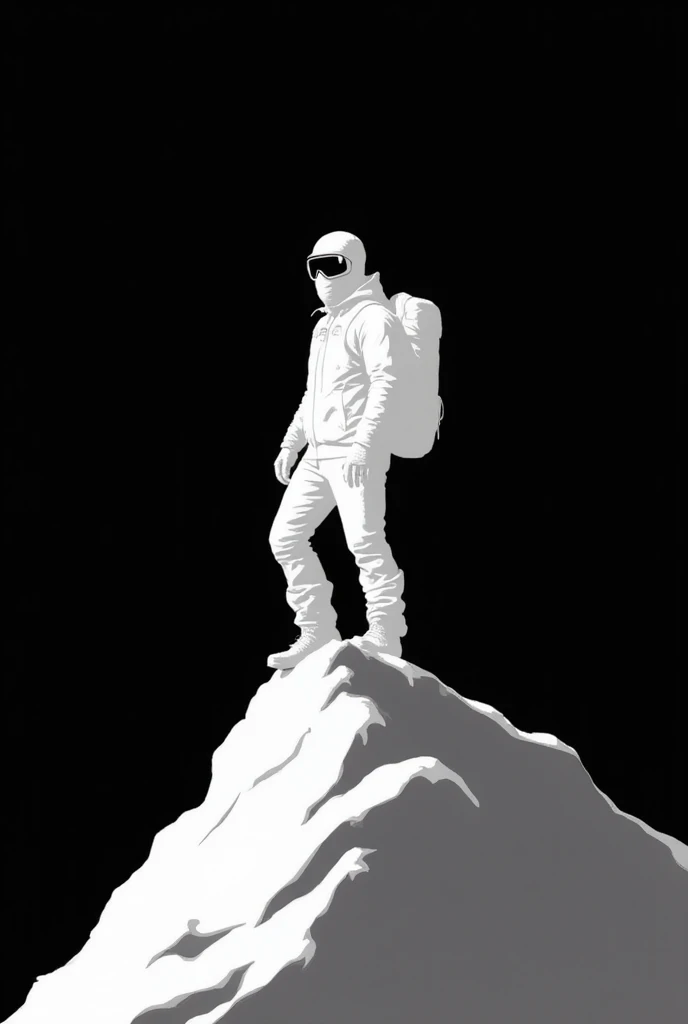 a Minimalist journey of full body shot of strolling on the Besch as the film character sitting on a blue background in the style of. Daft punk style,, Daft Punk ::2 --chaos 40 --ar 71:128