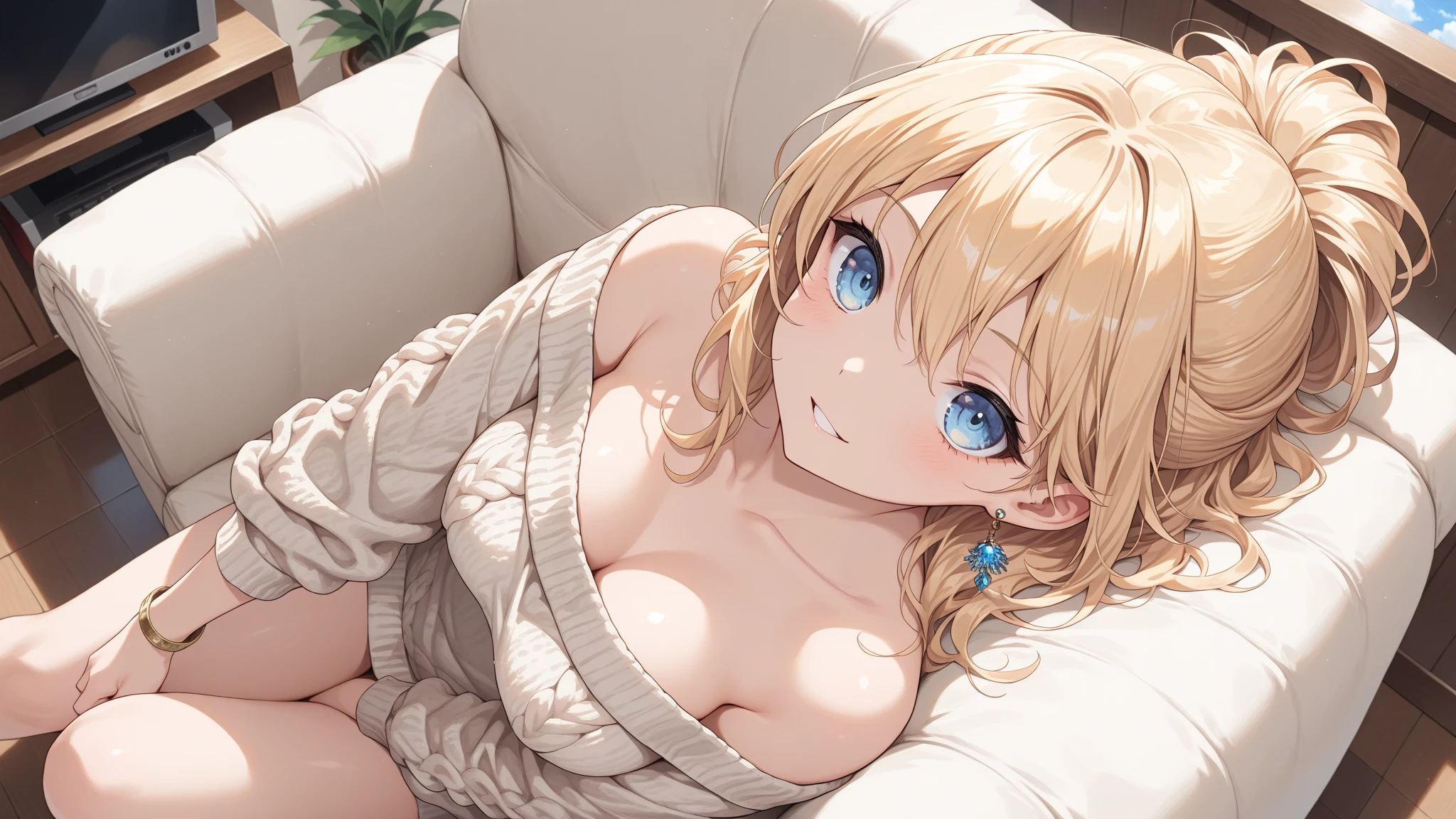 Moaning girl, sexy, cute