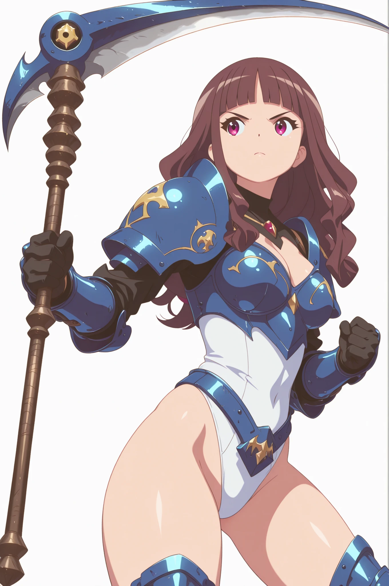 (((whole body:1.2))), (((Highest quality))) ,  woman, Reference Sheet, alone, 20years old, cute, 独奏, Swordsman, helmet, gladiator, breast plate, gloves, gauntlets, pussy, Big Breasts, ax, 大きなax, cat ears , Thigh height, Loin cloth only,  Medium Hair, Light reddish brown hair, parted bangs, 1girl,cute, garter belt, short boots, left hand on Hips, Twin tails, chainmail armor