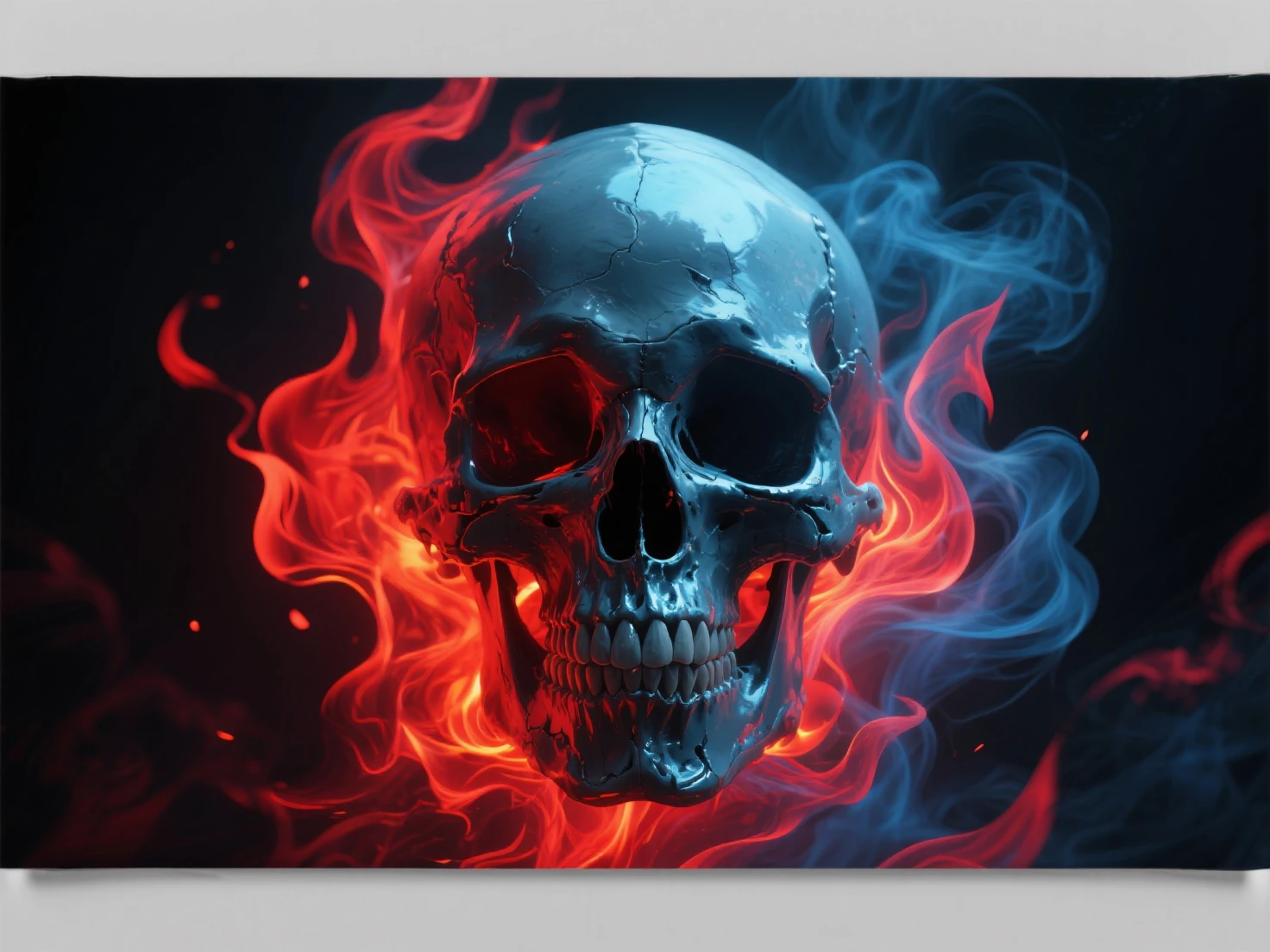 Death, scratches, blood, fire