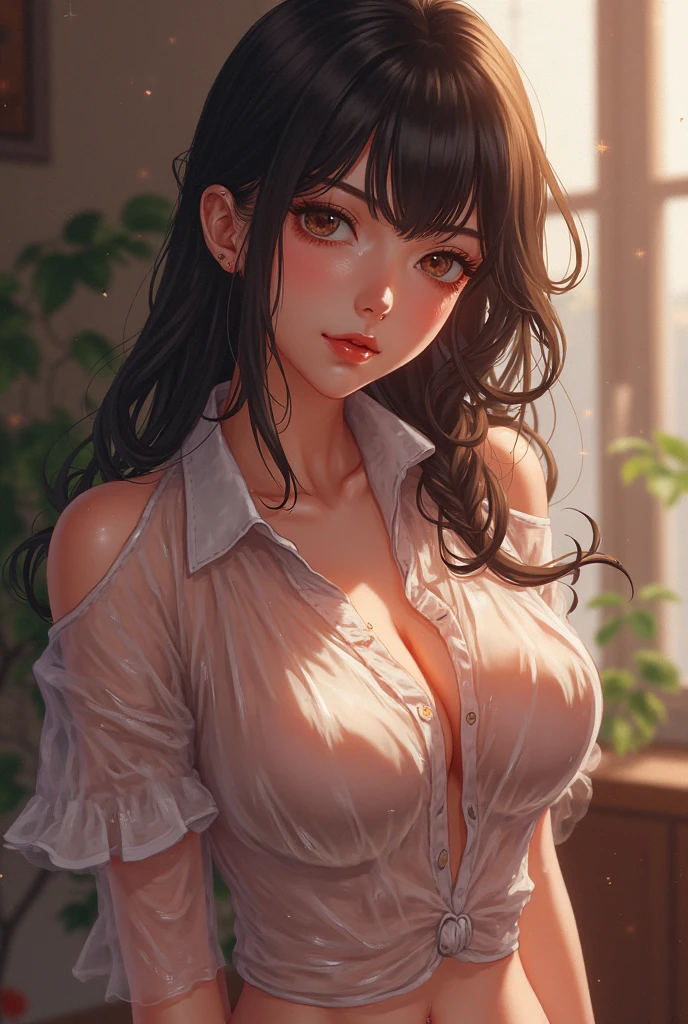(masutepiece, Digital Art, Digital Illustration, 4K, 8K, Ultra-detailed, beautiful image, Sharp Image, Photorealistic, Raw photo, Perfect face, Perfect lines, Perfect eyes, Soft lighting) 1 woman, (lightbrown hair,Chignon Hair,Innocent look,drooping eyebrows,drooing eyes,with round face,Round jaws、Innocence,cute little,big eye,natural make up,kindly smile,E-cup,23 y-o woman:1.3),Two handsome men in suits, (ember,Men in suits,well-muscled,Firm shoulder width,Adult male,Boyish hairstyle,Man in his 30s with a cool expression,28-year-old man with bright smile:1.2),Flower Shop,In the storefront of a florist,Flower Cottage,colorful flower,Skinny Denim,white shirt,(Nervous,be shy,sleepy,embarrassed from:1.1),the kiss、kiss、a couple、couple kissing、Romance、Romance、ssex、have sex、Wet pubic area、insert 、Rape、Overflowing、A slight smil、Florist full of light,wretched、独奏,Full body painting,(One Girl And One Man,Having sex:1.5),(ember,Adult male,Rubbing the girl's boobs:1.2),Cheek dyeing、gasping face、embarrassed、boredom、begging、Unhappy、Greedy expression,Wet pubic area、 xen、Open your crotch wide、See-through lace underwear、Sheer nipples