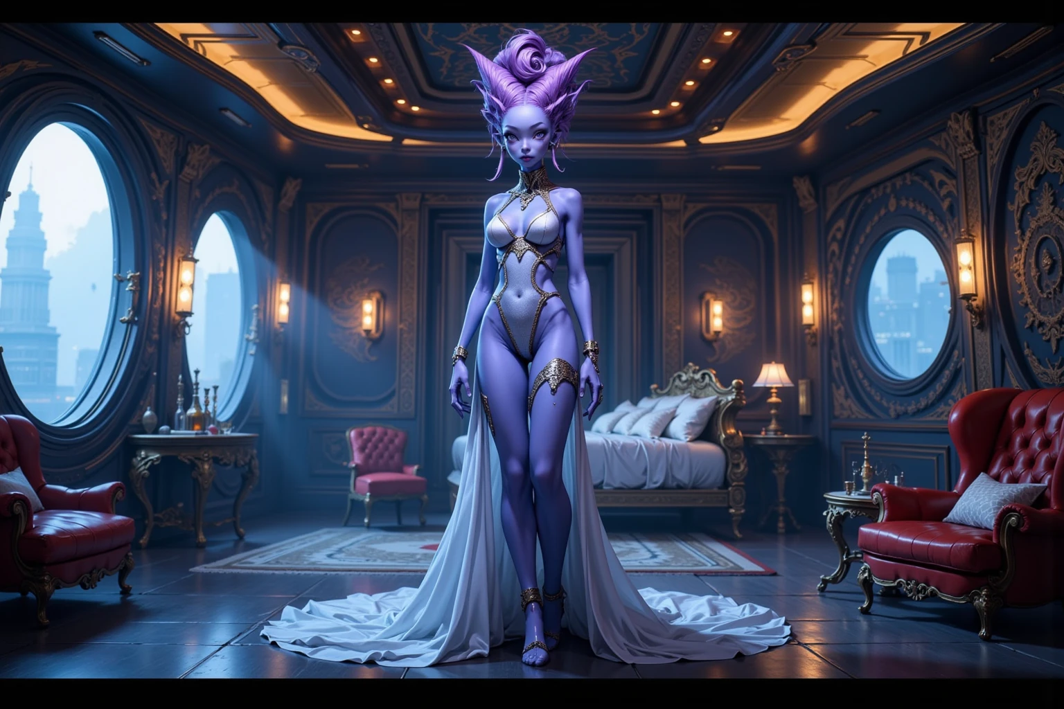 ultra realistic 8k cg, picture-perfect face, flawless, clean, masterpiece, professional artwork, famous artwork, perfect face, beautiful face, beautiful eyes, ((perfect female body)), solo,(immersive atmosphere, chiaroscuro:1.5,bright light:1.2,luminous lighting)
,,(blush:0.5),seductive expression,extremely detailed_eyes,thick thighs,large breasts,
beautifully detailed background,depth of field,realistic:1.3, long shot
(ambient light:1.3),(cinematic composition:1.3),(neon lights:0.1),(HDR:0.1),Accent Lighting, white pantyhose,, blue skin, , naked, , boobs, , naked boobs, naked, spread legs , naked, , boobs, , naked boobs, naked, spread legsnsfw, aerial view, photo of 21-year-old japanese girl, naked, (lying on bed:1. 4), long hair, cleavage, ((spreading legs)), (showing ), pubic hair, (big tits), (big boobs), big lips, (beautiful face), face, shiny silk stockings, stunning professional photo, Canon 5d. having sex, inside of , sex,nsfw, Canon 5d, (8000000k), hyperrealistic:1. 4, high quality, ((((view from below)))), ((frontal view)), (stunning wet 20-year-old seductive red-haired girl taking shower, standing in the bathroom), ((spreading legs)), ((showing pussy towards the viewer)), ((((pubic hair:1. 1)))), (((uncensored pussy))), ((centered)), straight hair, thin nose, extremely detailed eyes, seductive, short straight hair, (big lips), huge breasts, small waist, extremely detailed face, extremely detailed tits, (extremely detailed nose), (extremely detailed hair), skinny, (voluptuosity:1. 4), thick thighs, ((big lips)), (dramatic), smiling, very sexy pose, extremely detailed face, professional photo, bathroom, white walls, ((studio lighting)), perfect slender body, Canon 5d, (vivacious), (by artgerm), (((bokeh)))