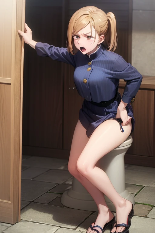 ((kugisaki nobara)),((velocity)),Yellow smoke,Attacked by farts, (((Women sit on seat)),velocity,(Yellow smoke is rising),i'i'i'i'i'i'ramen restaurant)),((One Woman)),wear skirt,((A girl smells a fart and smiled faintly)),((fart while eating ramen)),((blushing)),best quality,detailed,masterpiece:1.2、top-quality)、(the Extremely Detailed CG Unity 8K Wallpapers、ultra-detailliert、Best Shadows)、(细致背景)、(The best lighting、extremely delicate and beautiful)、depth of fields、1girl in、独奏、looking arround her,,Ephemeral,,(brownhair),()),((((Girl is embarassed when she smells the bad smell of farts)))),,((((profile facing diagonally)))),((i'I closed my mouth with hand feel embarassed...)),(()),((embarassing look)),((massive fart)),((fart text))