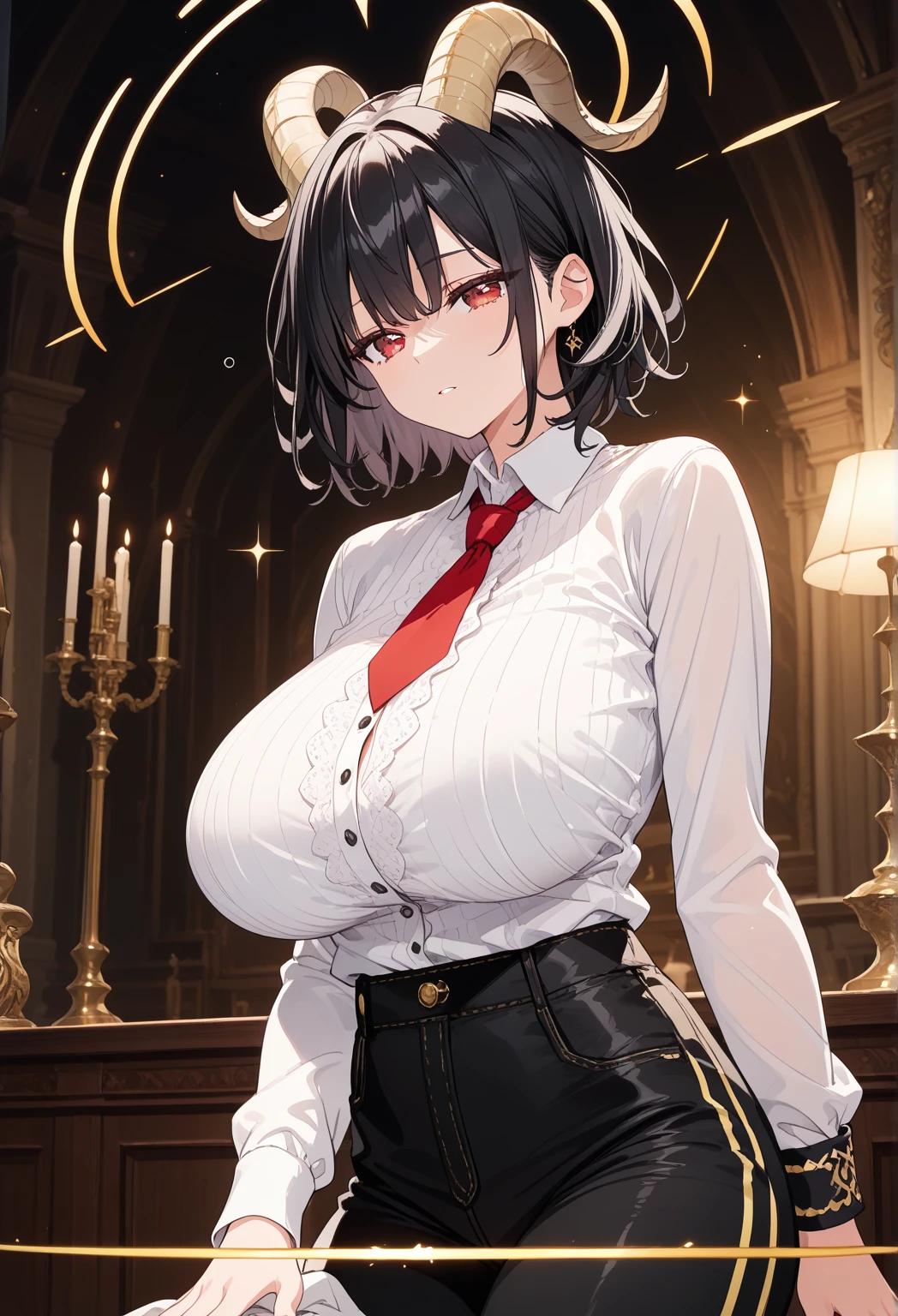 ((masterpiece,Highest quality,8K,Ultra-high resolution)),appropriate margins,Emphasize the face,BREAK,1 person,Very beautiful adult woman,is an adult,Slim body,Very large breasts,Upturned chest,BREAK,Dark brown hair,Black eyes,light in your eyes,Embarrassed,Shy glare,short hair,Wearing hair in one ear,unkempt,BREAK,Monastic Clothes,church