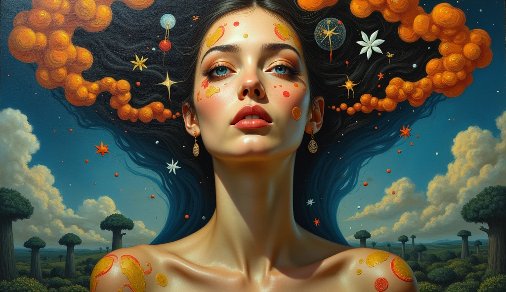 [nudity, explicit] nsfw ([balloons:Small planets:0.5]:1.4), (Small_planets inside of balloons:1.4), (lots of colorful Small_planets:1.35)
(colorful planets, earth, floating petals, big balloons:1.22),
1 girl, cute face,
Full body, sitting, detailed beautiful eyes, bare legs, costume combination, Goddess, perfect body, [nsfw:0.88]
(sitting on ice_planet:1.22)
(lots of [floting blue Butterflies:floting ice:0.4]:1.22)
(detailed light), (an extremely delicate and beautiful), volume light, best shadow,cinematic lighting, Depth of field, dynamic angle, Oily skin,