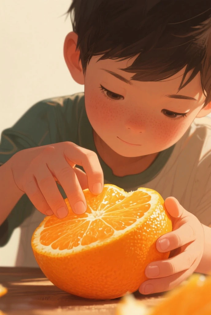 Boy eating lemon, Outdoor Park Rating_8_up