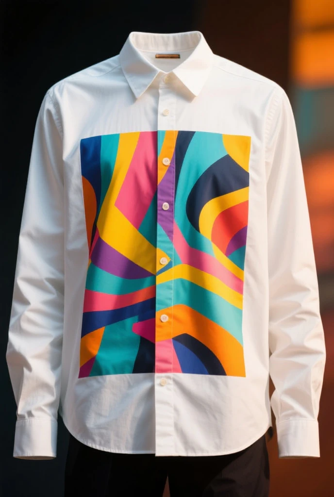 guttonerdvision3, a man if 50 years old wearing glasses, face and ultra detailed skin, (wearing striped T-shirt with the colors of the rainbow), full body, splash background of colored paint, eye level