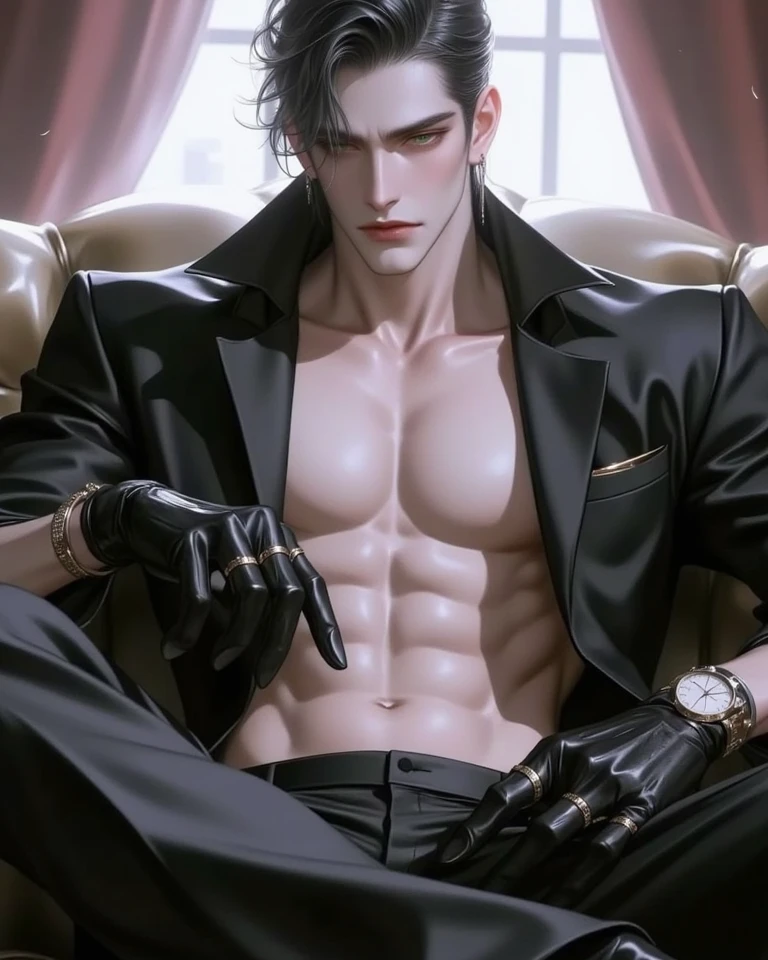 2boys black_hair blonde_hair erection femboy_on_male gay genos hand_on_head hand_on_own_head male male/male male_focus male_only multiple_boys one-punch_man open_mouth penetration reach_around sakimichan sex shirt_lift speed-o'-sound_sonic tagme torn_clothes uncensored yaoi,leather trousers men,