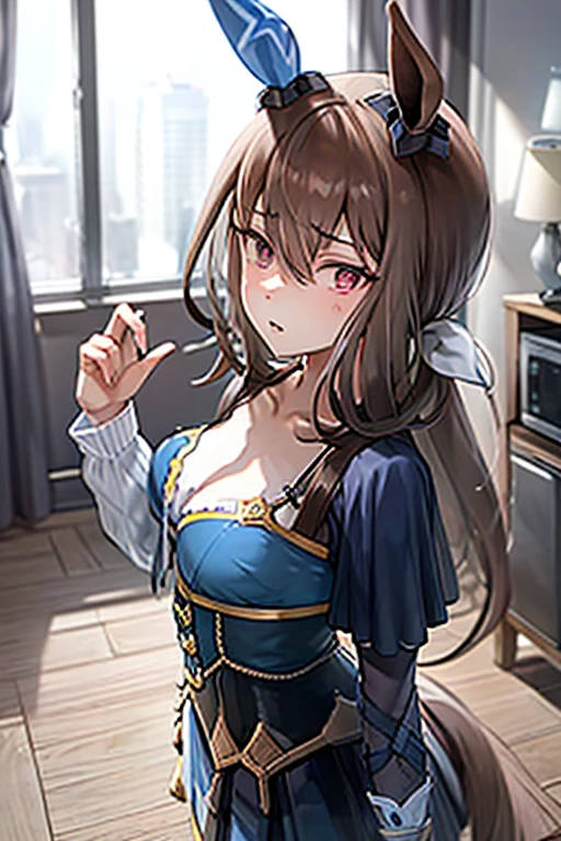((masterpiece,best quality)), absurdres,
Savage_Design, 1girl, bone necklace, tribal, brown hair,
solo, smiling, looking at viewer, cowboy shot,
cinematic composition, dynamic pose,