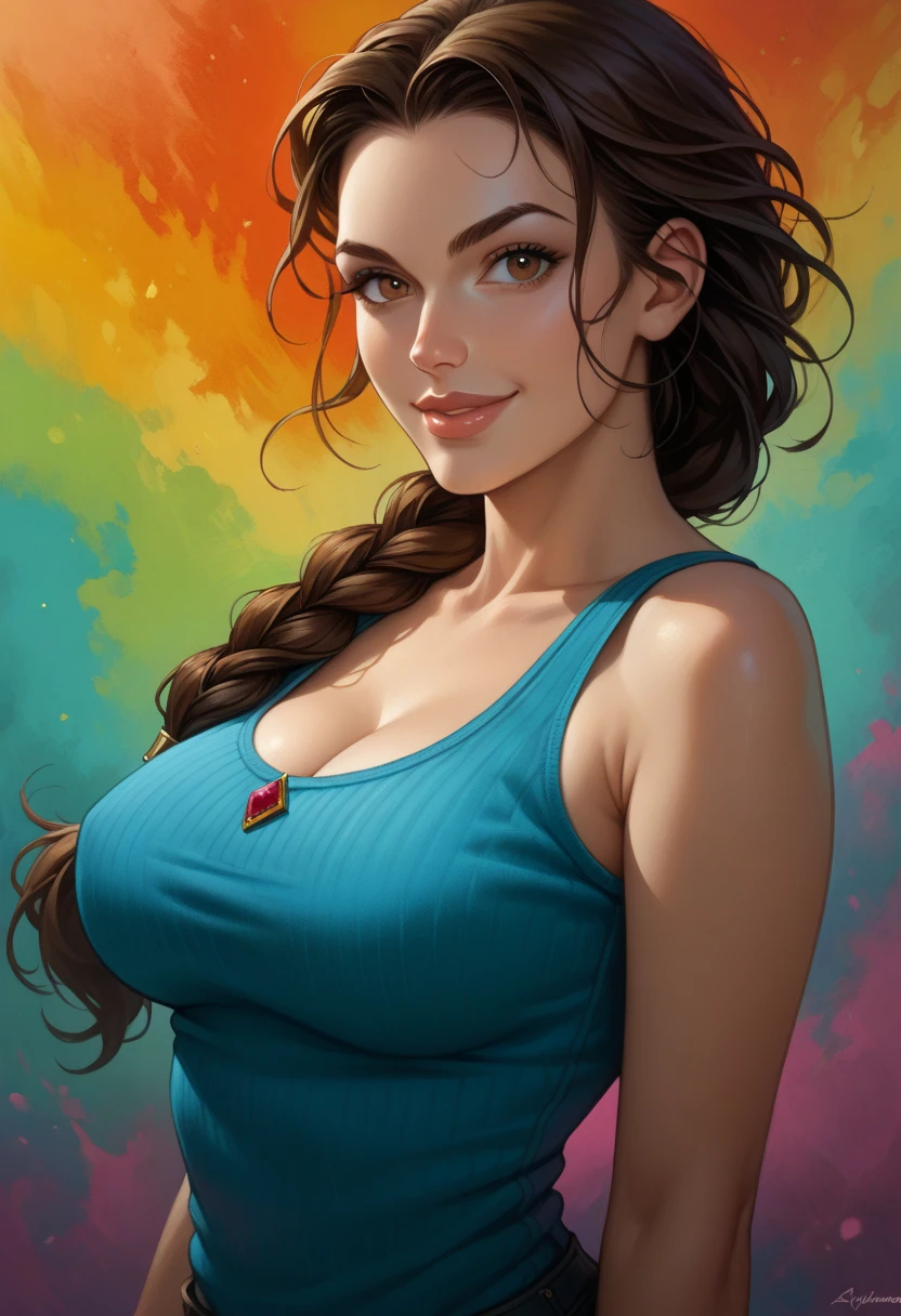 Cartoon style digital illustration style GTA digital style, estilo atompunk design de personagens altamente detalhado, arte digital detalhada coragem, Forest fan art, Design de personagens de retrato, beautiful digital illustration, retrato de alta qualidade, Arte em quadrinhos, mulher jovem cabelo com transas lindas . Queen Anna of ArendelleBeautiful lined eyes Medium large bust and wonderful sexy clothes. image expression of sexual desire from waist to head illustration Queen Anne of Arendelle atompunk style Fallout 4 style pose playboy magazine with beautiful breasts without clothes wonderful breasts