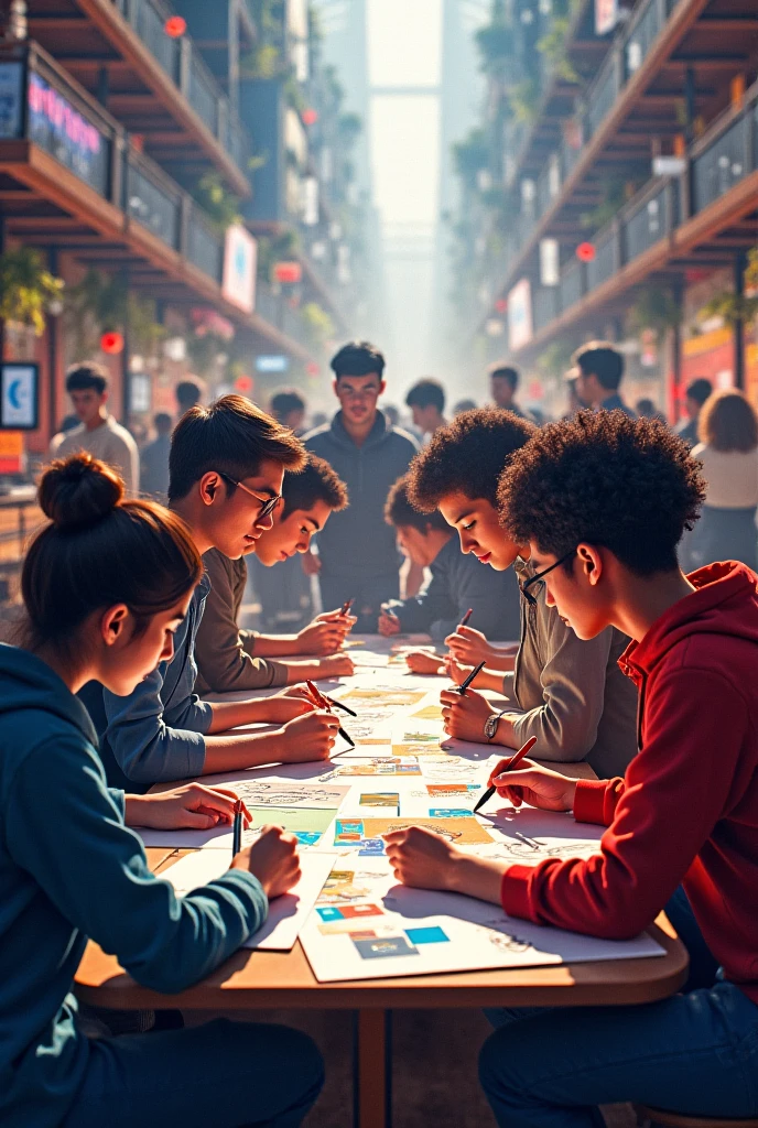 Processing image Lots of people are creating images right now - SeaArt AI