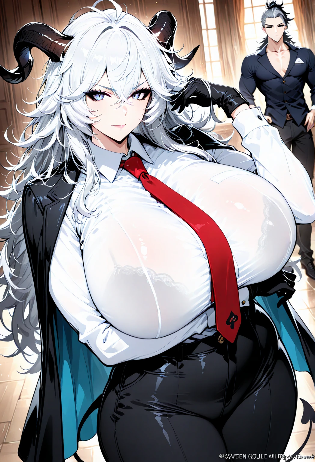 (Best quality at best:1.2),(tmasterpiece:1.2),(tmasterpiece:1.2),(Mature woman),(The bust is really big:1.5),(choker necklace,ear nipple ring),(In a dimly lit bedroom),(暨:1.2),(Protruding cleavage:1.2),(Micro-underwear:1),((Sex life:1.8))