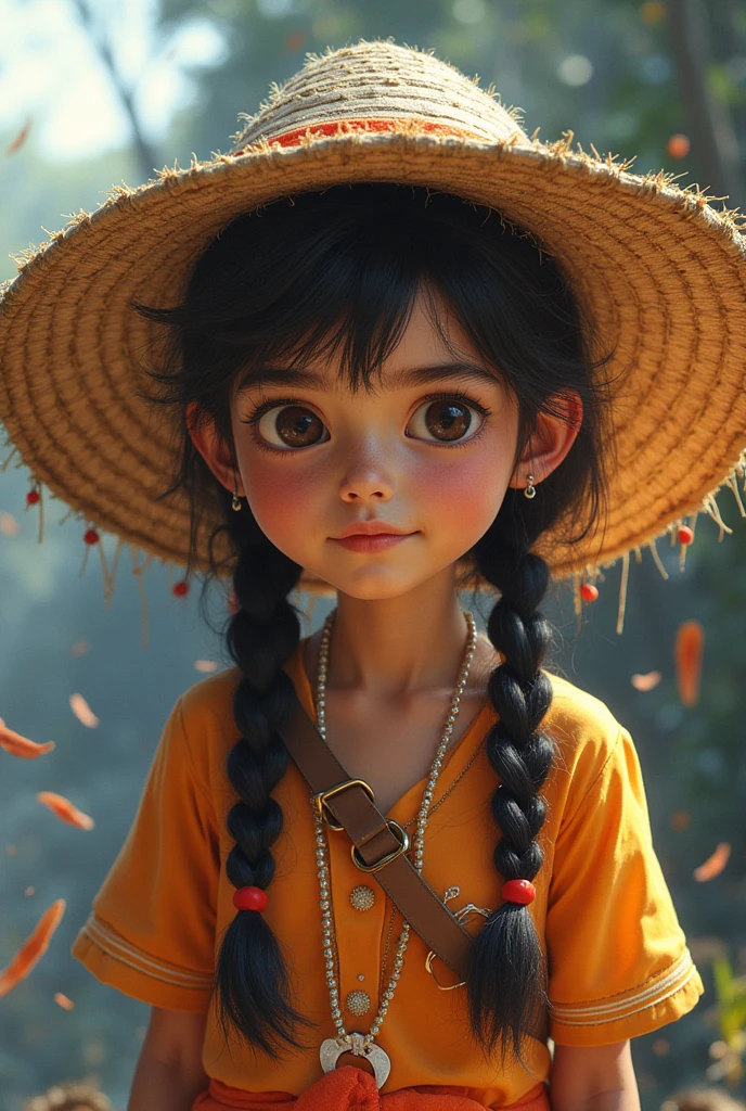 there is a little girl wearing a hat and smiling, young asian girl, cover photo portrait of du juan, portrait picture, wearing a cute hat, cute little girl, beautiful little girl, with straw hat, cute young girl, 4 years old, photo taken with canon 5d, chinese girl, little kid, with hat, ruan jia beautiful!, cute and lovely