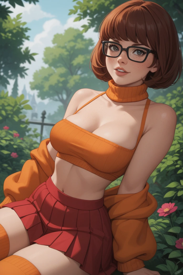 (8K, obra maestra), ultra high resolution, (realista, photo-realista), Bryce Dallas-Howard, disfraz de enfermera, en el parque de atracciones, dando una sonrisa linda y sexy, cara delicada, piel detallada, realista skin details, visible pores,