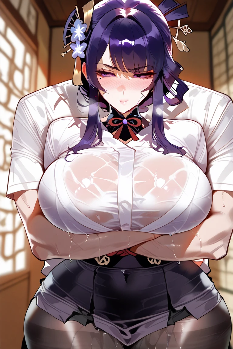 1girl, bare legs, (nurse, micro bikini, ((transparent shirt ,pink micro bikini) puff out the chest)), gal, gyaru, asian adult model, sexy, curvy, huge breasts, narrow waist, choker, wide hips, thick thighs, looking at viewer, cowboy shot, hentai, dynamic pose, smile, sexy and cute, wide shot, natural lips, background bar, black hair (masterpiece, best quality, hires, high resolution:1.2), (extremely detailed, ((micro skirt)), intricate details, highres)