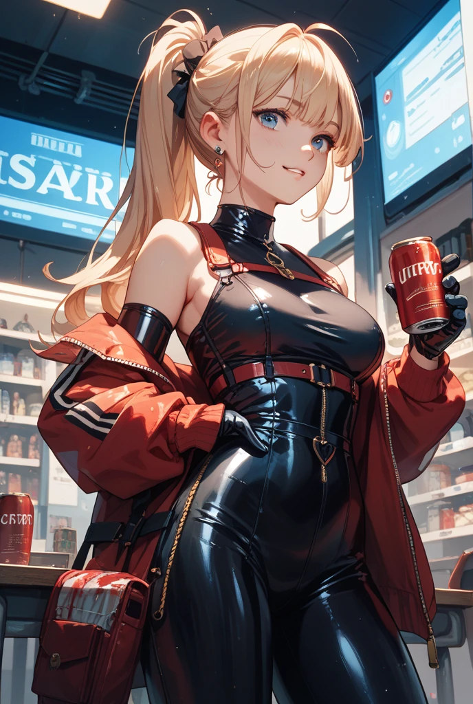 (masterpiece, detailed shadow's, detailed background, detailed background, best quality, expressive eyes, perfect face), (((gyaru, drinking coffee)), (( long curly hair, underboobs)), (wearing techwear clothes, tech wear fashion, techwear trouser, cyberpunk), ((pierced belly Button)), little tan, ((in crowded cafe)), drinking coffee,