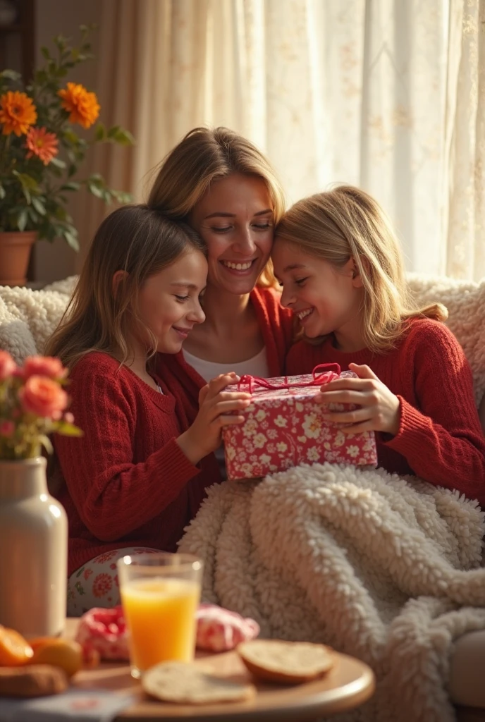 (best quality,highres,masterpiece:1.2),colorful,Christmas gift,golden wrapping paper,sparkling ribbons,big red bow,shimmering ornaments,magical glow,holiday spirit,joyful anticipation,surprise and delight,festive atmosphere,winter wonderland,shining lights,magical snowflakes,cheerful smiles,happy children,cuddly teddy bear,exquisite craftsmanship,enchanting decorations,lively celebration,warm fireplace,cozy living room,sweet treats,dancing sugar plums,merry melodies,delightful aroma,happiness and love,magical moments,wishes come true,peace and harmony,endless joy and laughter,memories to cherish,winter magic,sparkling starry night,family gathering,filled with blessings,celebrating togetherness,heartwarming moments full of love and happiness