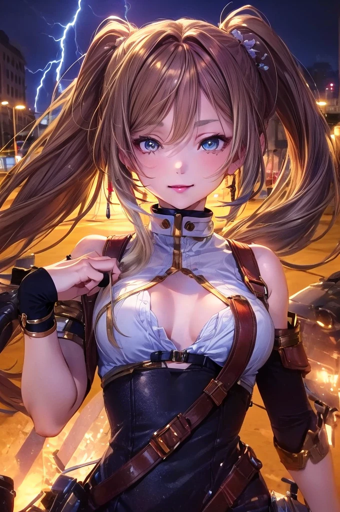 ((highest quality)), ((masterpiece)), (get used to it:1.4), 3D,HDR (high dynamic range),ray tracing,NVIDIA RTX,super resolution,unreal 5,scattered under the water,PBR texturing,Post-processing,anisotropic filtering,Depth of written boundary,Maximum clarity and sharpness,multilayer texture,Albedo and specular maps,surface shading,Accurate simulation of light-matter interactions,perfect proportions,octane rendering,two-tone lighting,wide aperture,Low ISO,White balance,Rule of thirds,8K RAW, BREAK Limited to one woman, (look up) From above, /(dark brown hair/) bangs, A light smile with blushing cheeks, hurricane blue, (sunrise stance:1.3), (holding weapon:1.3), full body, woman in a costume with japanese sword, mechanized valkyrie girl, anime goddess, armor girl, cool mecha style, anime robotic mixed with organic, anime manga robot!! anime girl, Beautiful details of luminescence , fluorescent blue, broken armor, BREAK embarrassed, (((all fours))), ((((detailed panty)))), Narrow aisles, (((looking away))), big breast