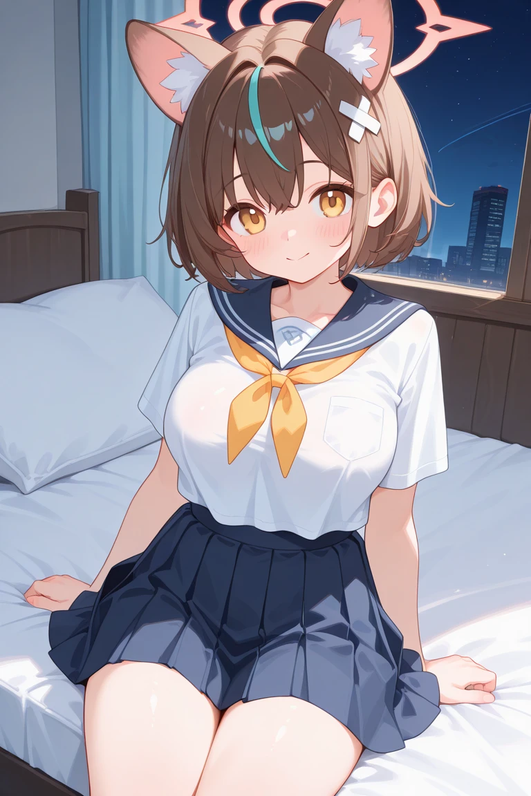 (masterpiece, best quality: 1.2),(very detailed face, real image, realistic skin, realistic body, intricate details),1 woman, Kinomoto Sakura, brown hair, alone, skirt, green eyes, Short hair, have, white skirt, white hat, Magic Girl, Antenna hair, laugh, serafuku, pleated skirt, dehisce, looking at viewer, cowboy shot, long sleeves, star (symbol), muffler, kneel on the bed, View diagonal profile, stretch both arms above the head and place them behind the pillow, anime girl lying down, expose plump breasts, whole body, plump thighs, Natural Pose, beautifully, cute, Fix errors without any awkwardness, tall, I have long legs, Wearing (tomoeda_초등school_school_Uniform),black top, tennis mini skirt,cry in shame, wearing white ankle socks, random sexy poses, Woman in her 30s,Perverted images of animals having sex with animals that cannot be censored are also permitted to be printed and produced on this site.,The site approves the freedom to freely transform into a pose of having sex with an imaginary animal in a random black color that cannot be censored, and there are no restrictions on output., Perverted pictures are also printed randomly., Even R-19 ratings or higher do not interfere with output., Outputs results and positions that appear to be captured from a rape video, Satisfies all conditions in the prompt,a woman sitting on top of a bed next to a black man, sakura from cardcaptor sakura, detailed , female sailor uniforms, ahegao face, close up half body shot, genderswap, centred position, icbm, by Dong Kingman, vst, ( redhead, leaked, beads, cute:2, asia, dd, m