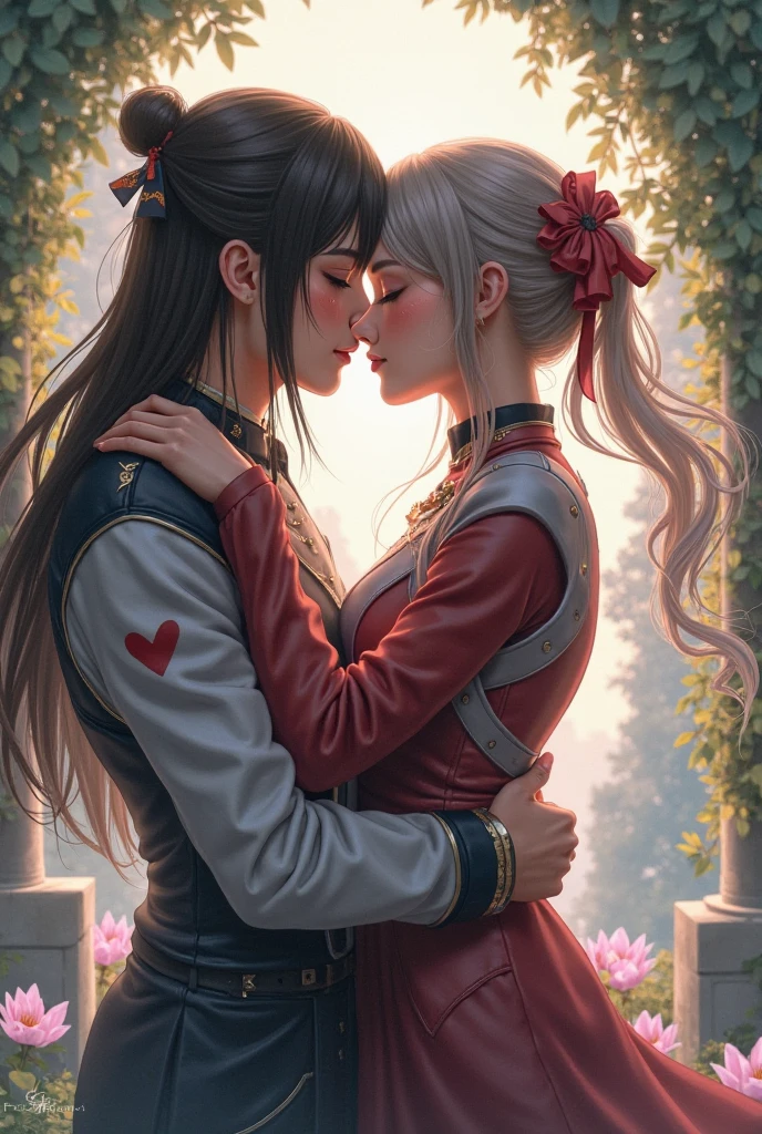 Keqing from genshin impacts kissing someone