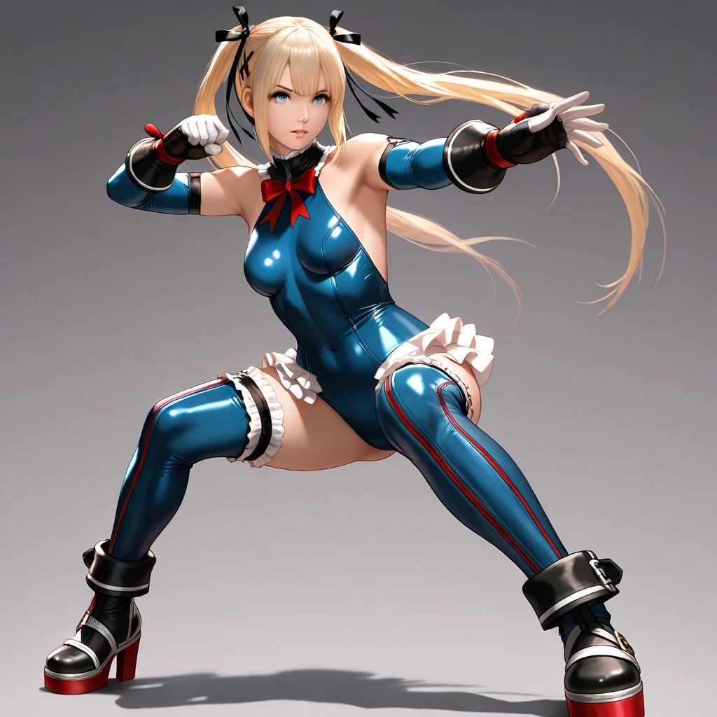Blonde twin-tailed Japanese girl、Female Combatant、Close-up of a girl in a red leotard、Red shiny leotard、White panties、Black fishnet stockings、Black shiny boots、Saiyan Girl, wonderful, Nano Girl, Female body type, Inspired by Hiromu Arakawa, Anime Manga Robot!! Anime Girls, Fubuki, Full Body Suit, by Hiromu Arakawa、wonderful, silk, Beautiful and attractive anime teen, Anime Girls of the future, tears,Drooling,Pee,Sweat,Tongue out,incontinence,Peeing、Estrus、Eyes wide open,Estrus,Blushing,Nipples are erect,Face is hot、Lust、incontinence、Armpit Hair、pubic hair、Nipples are erect、One sword and two cuts、Doomsday Demon、Red lips、Red tongue、Sticking out tongue