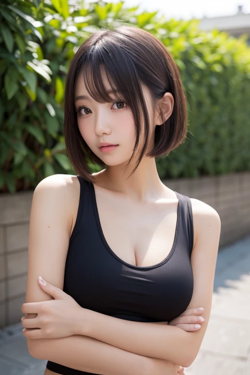 (RAW photo,4k,master piece,High resolution,very complicated)(reality的:1.4),映画のような照明 face立ちの繊細な女の子 1 女の子, single focus, Looks like a whole body,summer afternoon, play basketball,black uniform、thermography, 1990s\(with style\),white skin,(the biggest,cleavage), (highest quality), (High resolution), (very delicate and beautiful),,(Beautiful 8K face),(brown eyes),(Ulzzang-6500:1.0),(big breasts),(NBA),(basketball sportswear),((play basketball)),((Gym)),((speed)),(reality),(Chiayi:1.5), closeup cleavage, master piece, best quality, RAW photo撮影, reality的, face, incredibly ridiculous resolution, beautiful girl, adorable, short and fine hair, Depth of the bounds written, High resolution, super detailed, small details, very detailed, 非常に詳細な目とface, sharp pupils, reality的な生徒, fix a sharp focus, cinematic lighting
